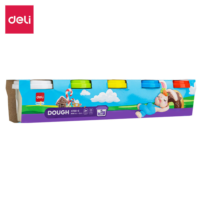 SET MASA MOLDEABLE DELI 4 ONZAS X POTE X 5 UNIDADES