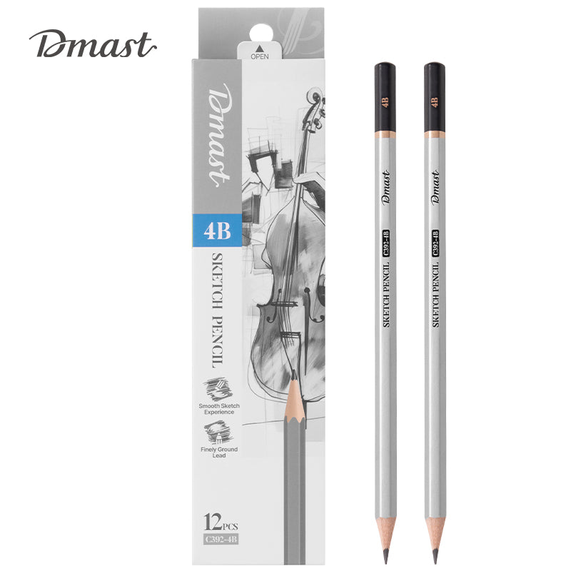 LAPICES DMAST DIBUJO 4B X12 UNDS