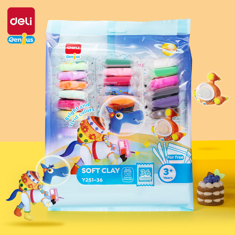 FOAMY MOLDEABLE DELI COLORES SURTIDOS X 36 UNIDADES