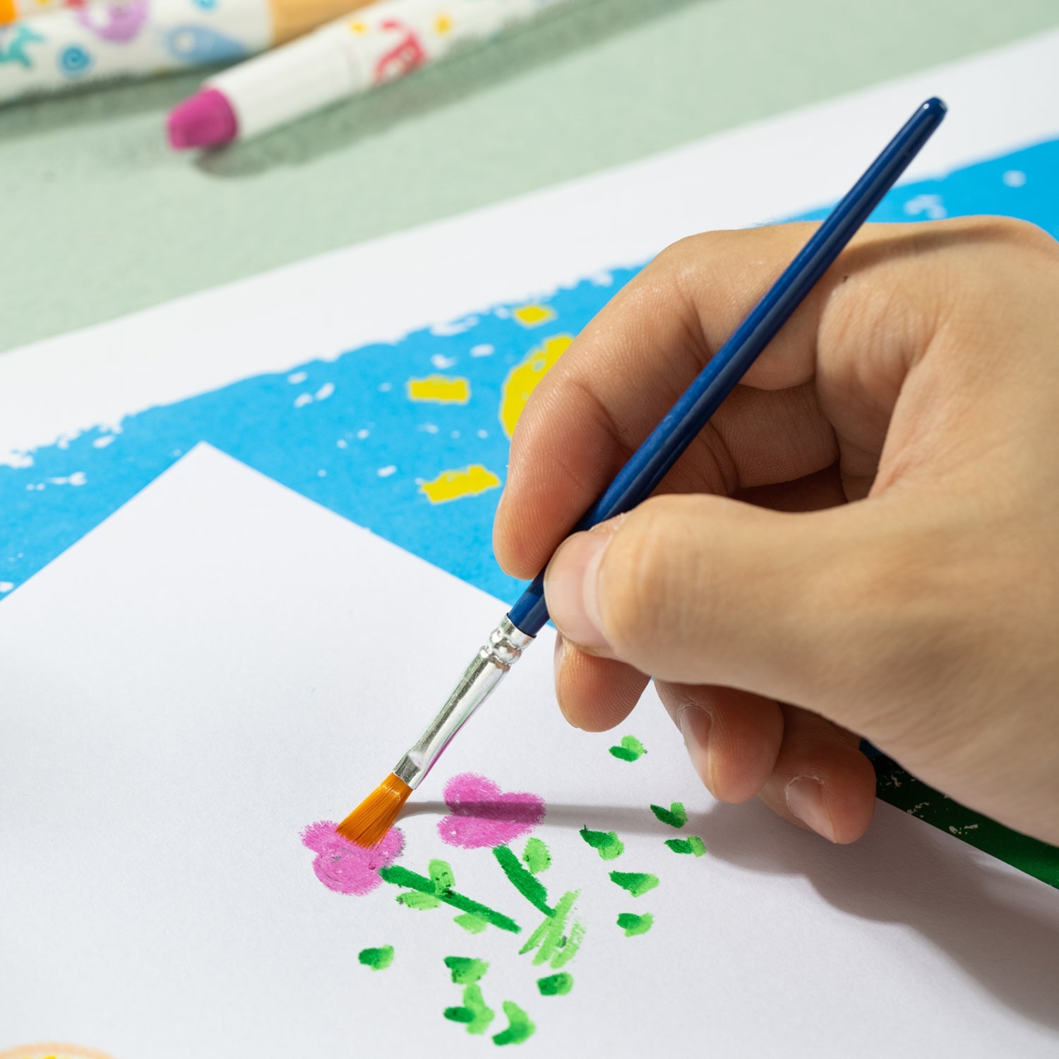 Crayon retractil gel DELI Colores surtidos x24 unidades