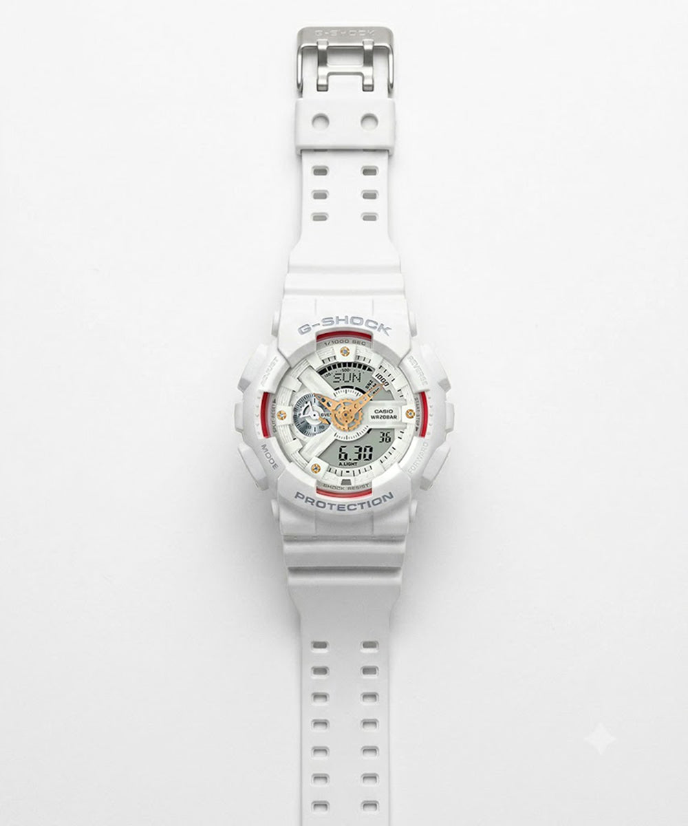 RELOJ ANÁLOGO DIGITAL PARA HOMBRE CASIO G-SHOCK GA-110DDR-7ADR - BLANCO