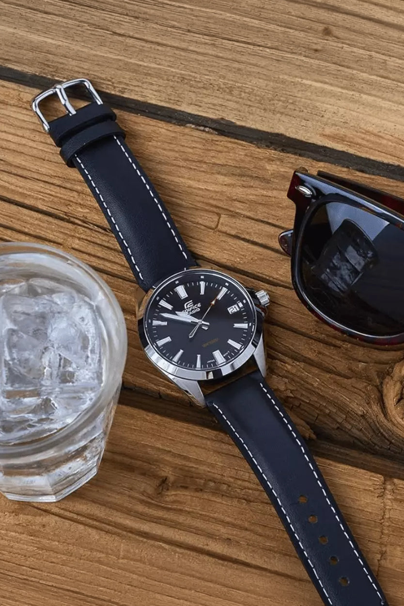 RELOJ ANALÓGICO PARA HOMBRE CASIO EDIFICE EFV-100L-1AVUDF - NEGRO