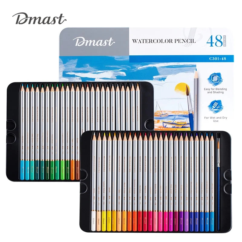 LAPICES DMAST ACUARELA X48 UNDS COLORES SURTIDOS
