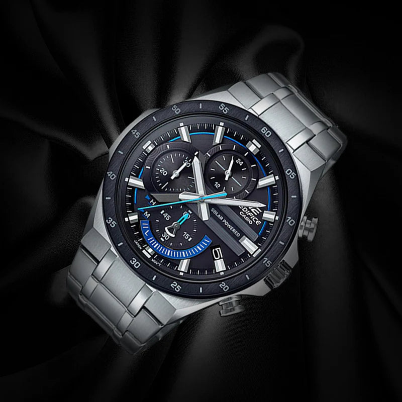 RELOJ ANALÓGICO PARA HOMBRE CASIO EDIFICE EQS-920DB-1BVUDF - PLATEADO