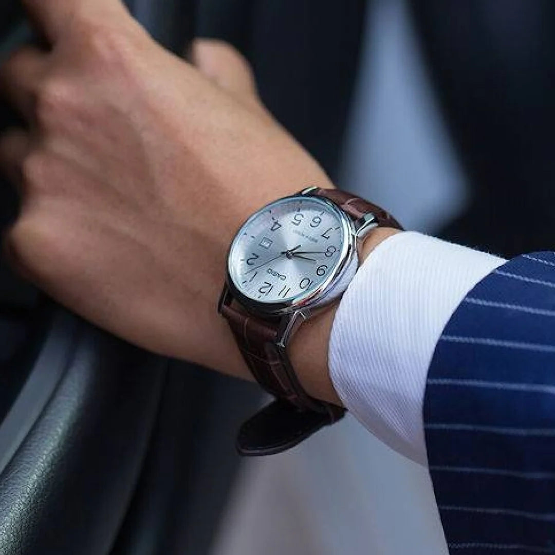 RELOJ PARA HOMBRE CASIO MTP-V002L-7B2UDF -BLANCO