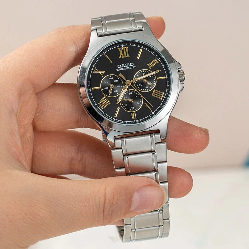 RELOJ PARA HOMBRE CASIO MTP-V300D-1A2UDF -NEGRO