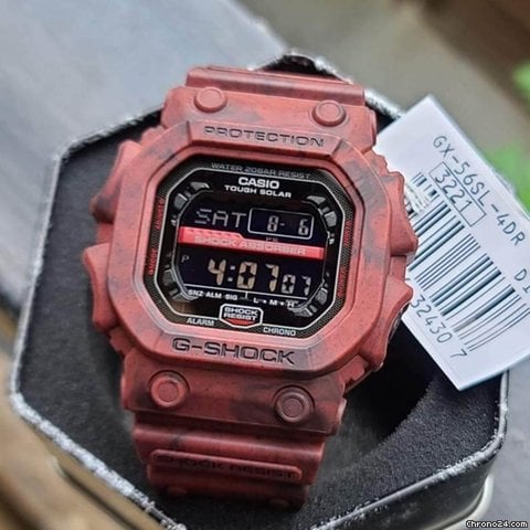 RELOJ DIGITAL PARA HOMBRE CASIO G-SHOCK GX-56SL-4DR - ROJO
