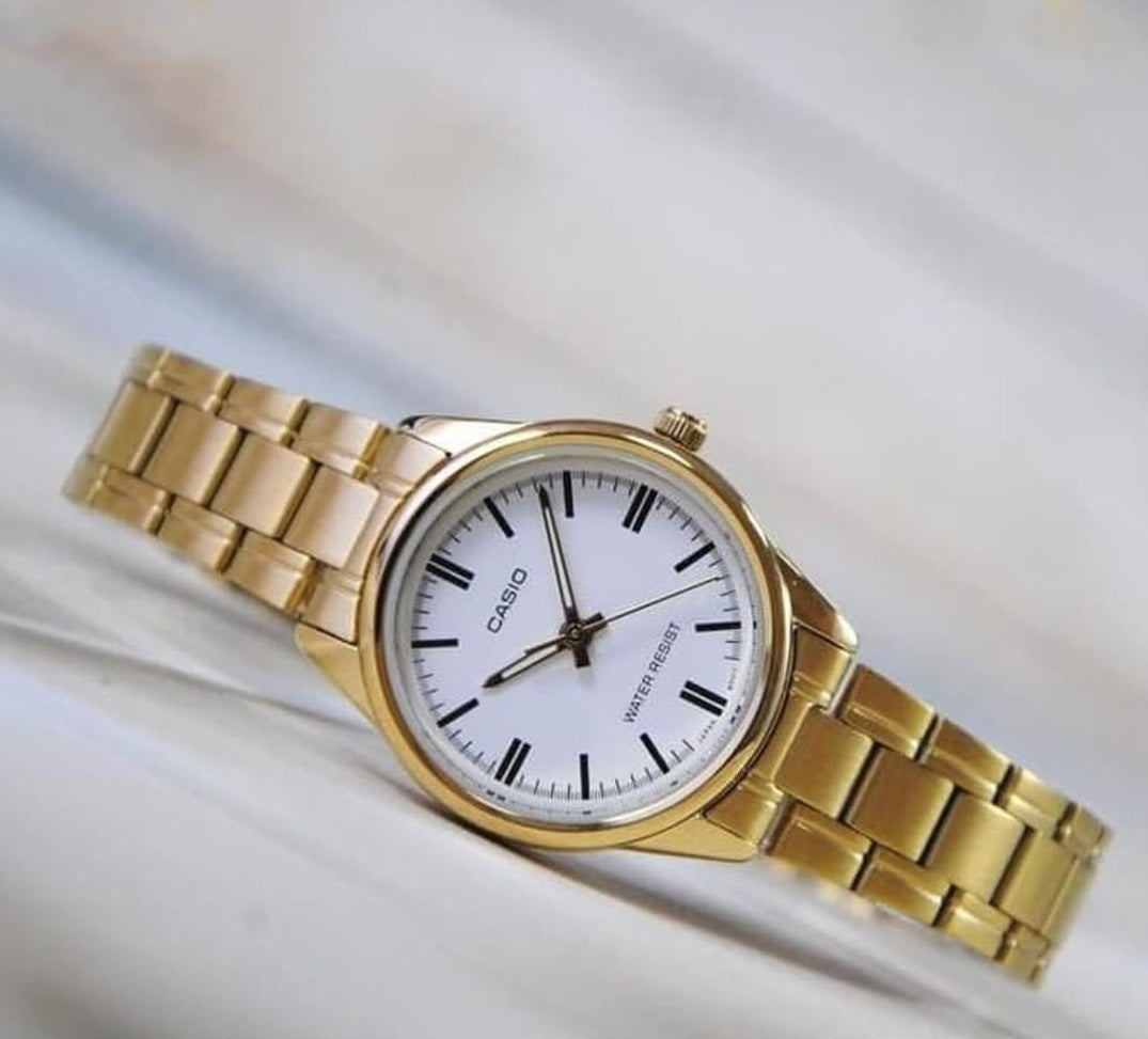 RELOJ PARA MUJER CASIO LTP-V005G-7AUDF -BLANCO