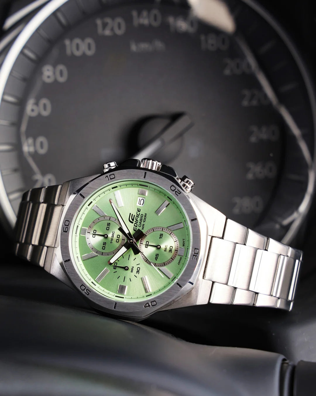 RELOJ PARA HOMBRE CASIO EDIFICE EFV-640D-3AVUDF -VERDE