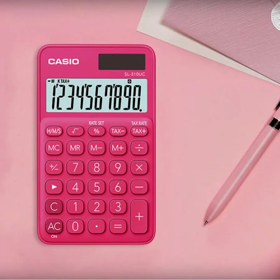 CALCULADORA CASIO SL-310UC-RD-W-DC