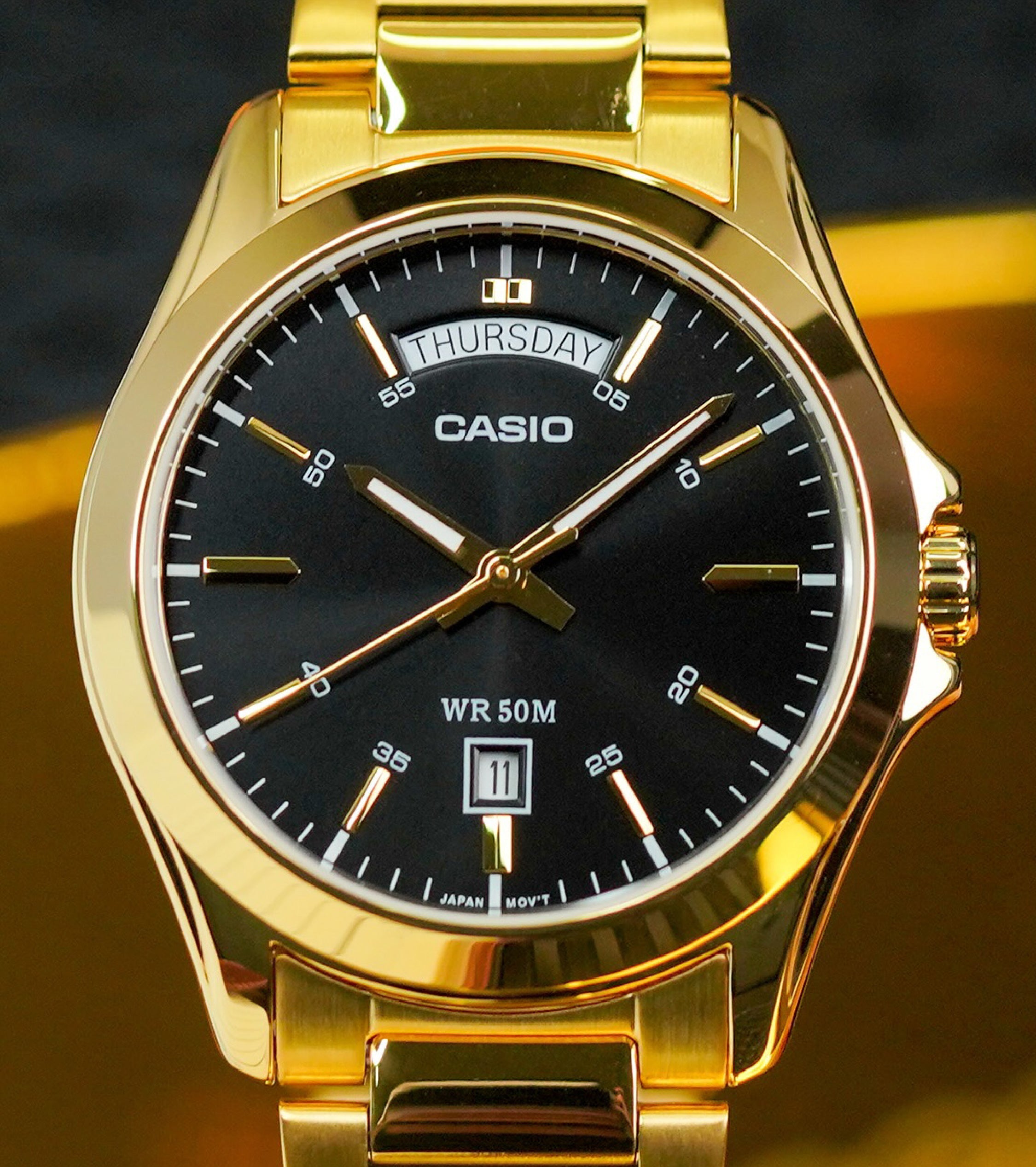 RELOJ PARA HOMBRE CASIO MTP-1370G-1AVDF - NEGRO