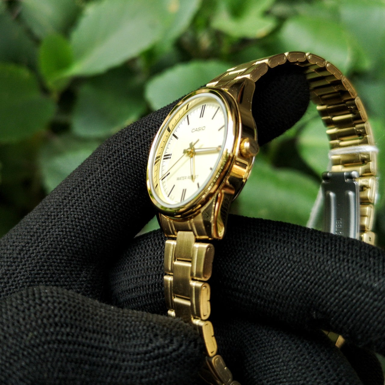 RELOJ PARA MUJER CASIO LTP-V005G-9AUDF -AMARILLO