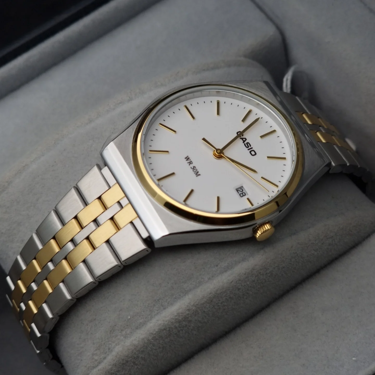 RELOJ PARA HOMBRE CASIO MTP-B145SG-7AVDF - BLANCO