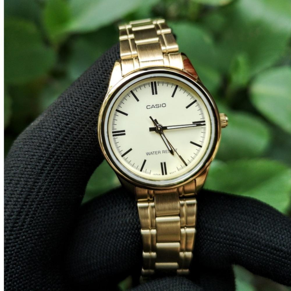 RELOJ PARA MUJER CASIO LTP-V005G-9AUDF -AMARILLO