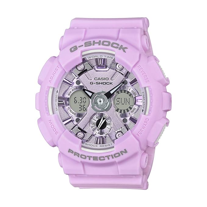 CASIO G-SHOCK GMA-S120DP-6ADR – RELOJ ANÁLOGO DIGITAL PARA MUJER – ROSADO