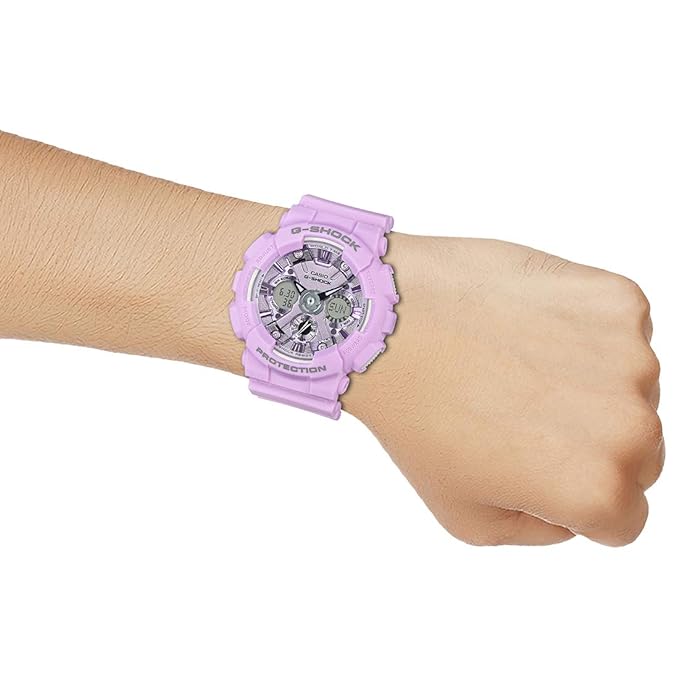 CASIO G-SHOCK GMA-S120DP-6ADR – RELOJ ANÁLOGO DIGITAL PARA MUJER – ROSADO