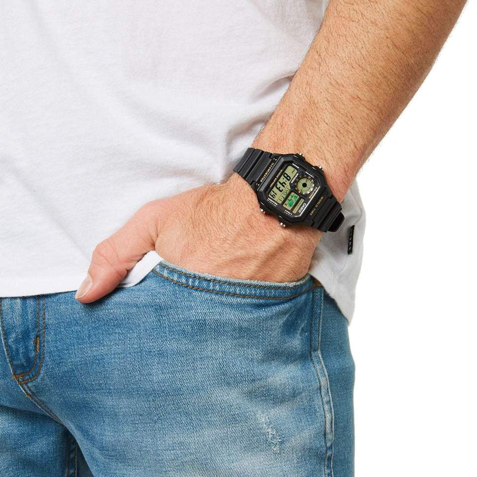 RELOJ PARA HOMBRE CASIO AE-1200WH-1BVDF -NEGRO