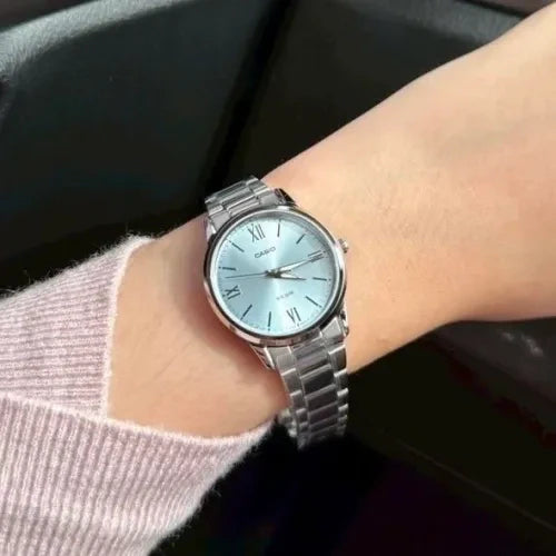 LTP-1303DD-2AVDF RELOJ PARA MUJER CASIO - AZUL