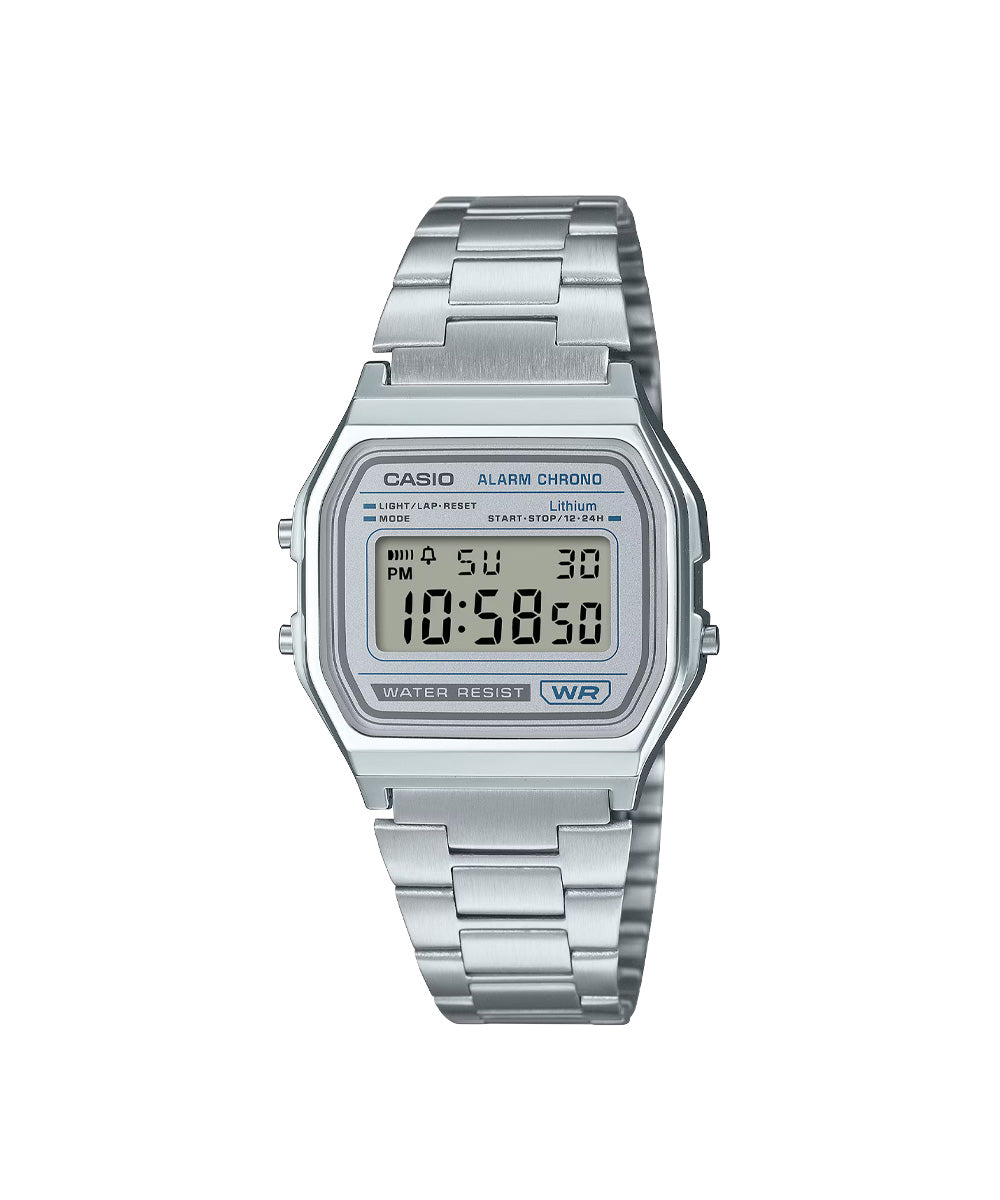 RELOJ CASIO VINTAGE A158WEA-7DF - PLATEADO