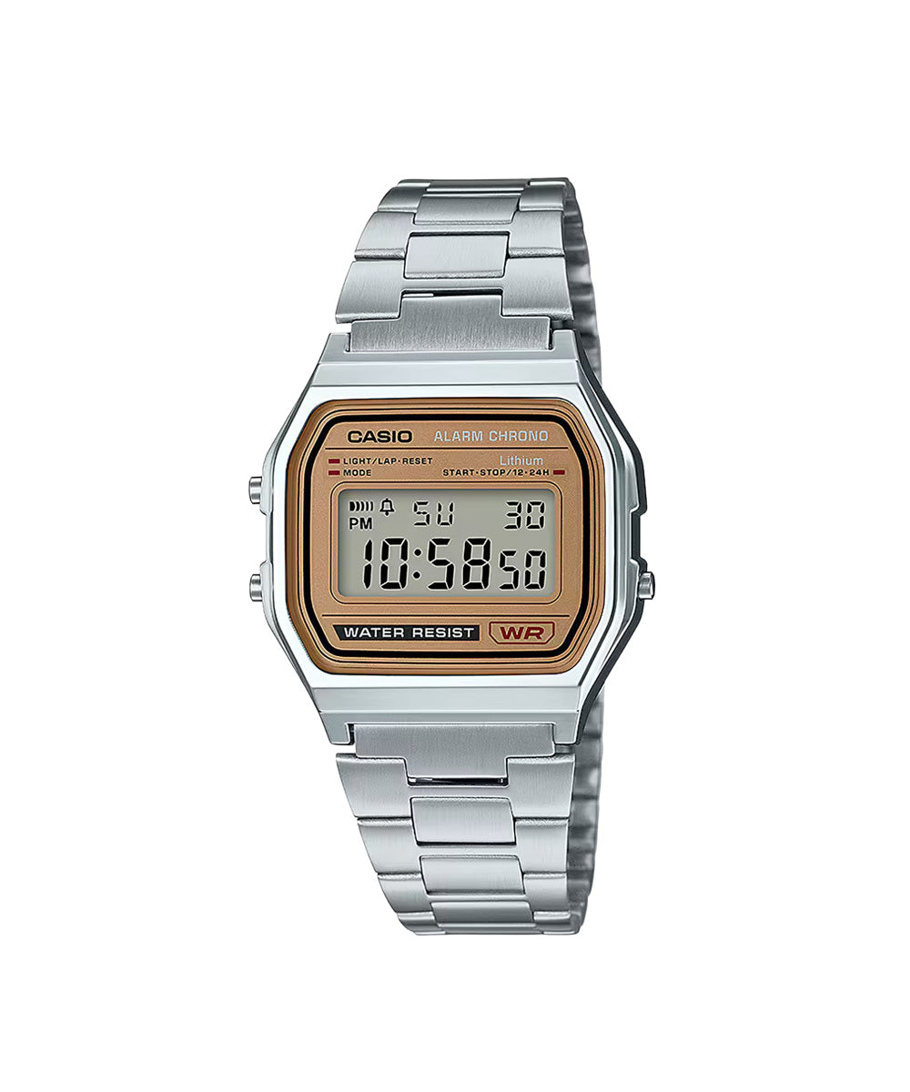 RELOJ CASIO VINTAGE A158WEA-9DF - CAFÉ
