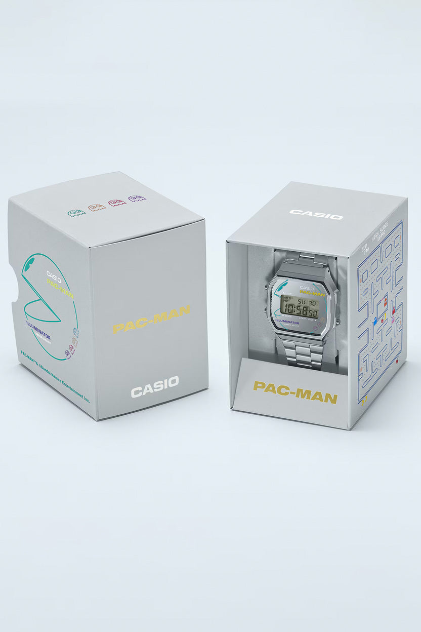 RELOJ CASIO VINTAGE A168WEPC-7ADR - PLATEADO