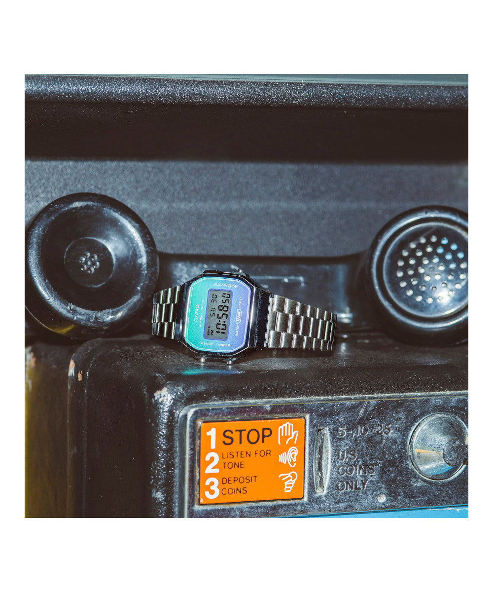 RELOJ CASIO VINTAGE A168WER-2ADF -AZUL