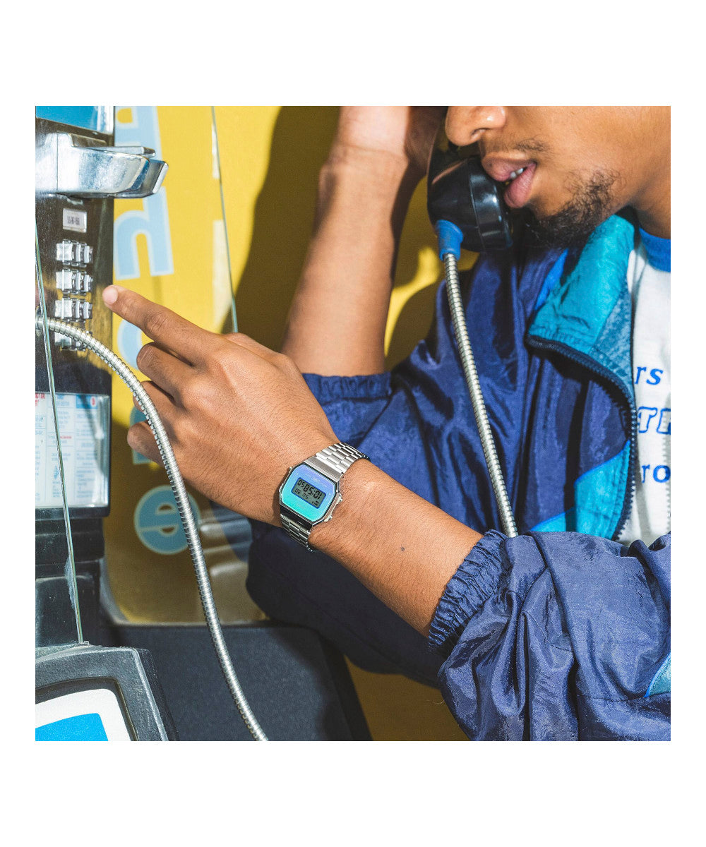 RELOJ CASIO VINTAGE A168WER-2ADF -AZUL