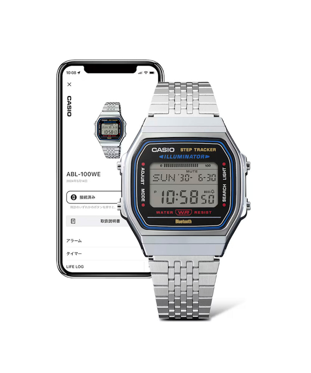 RELOJ CASIO VINTAGE ABL-100WE-1ADF -AZUL