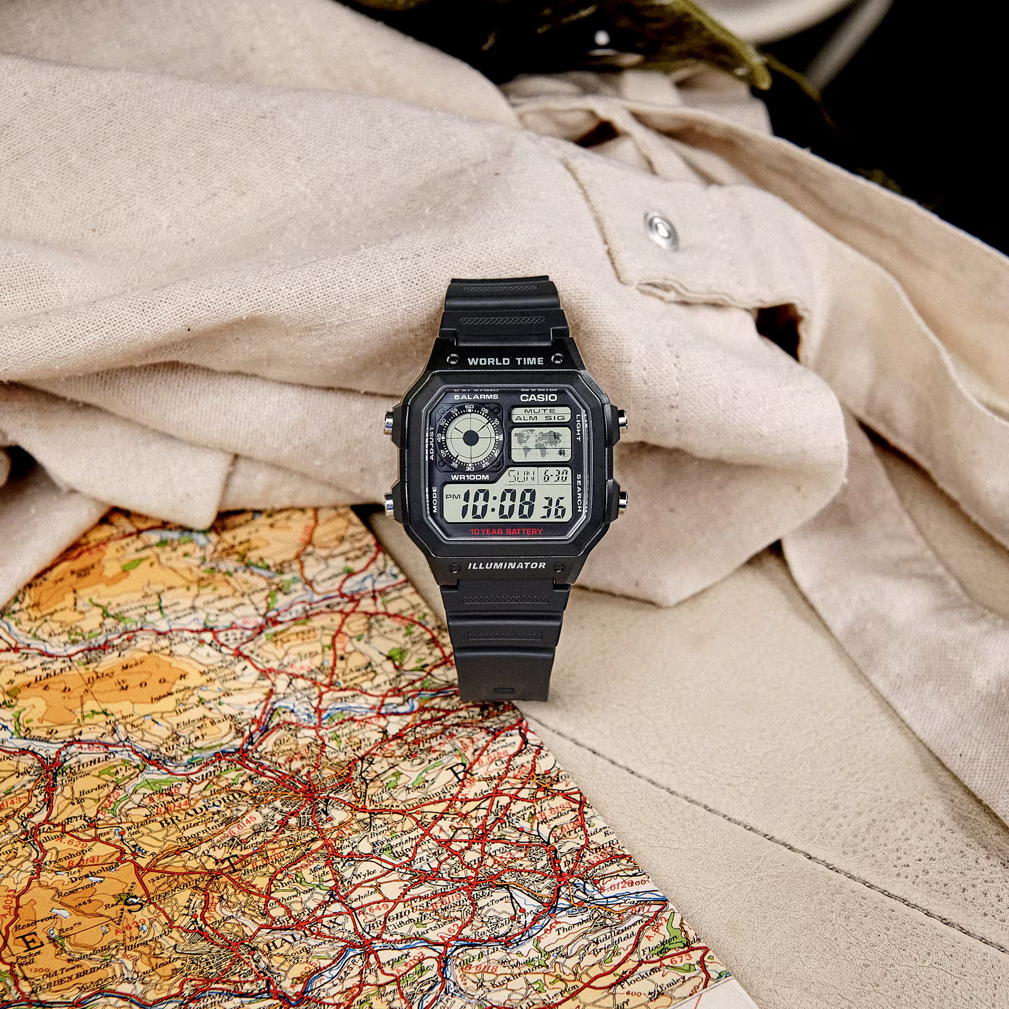 RELOJ PARA HOMBRE CASIO AE-1200WH-1AVDF
