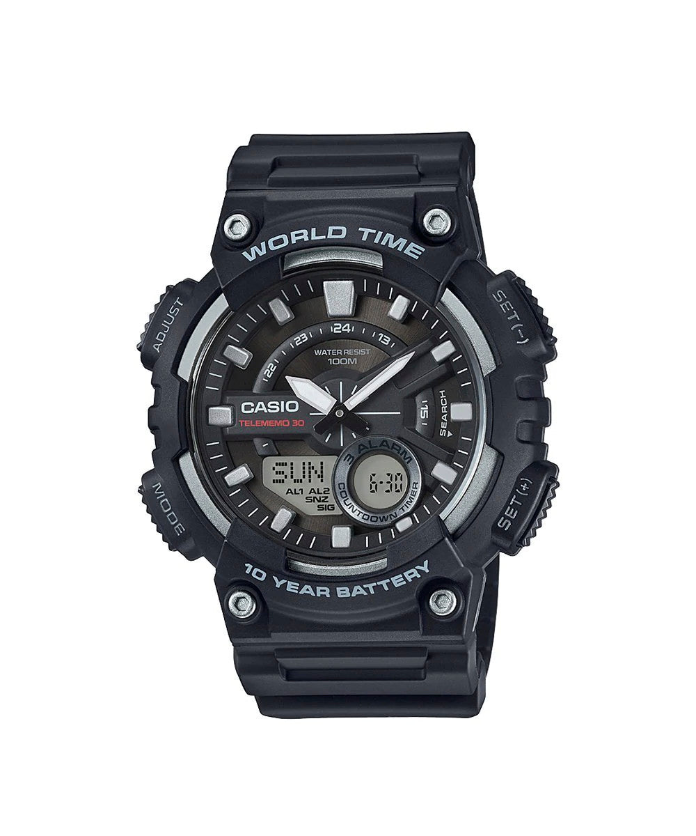 RELOJ PARA HOMBRE CASIO AEQ-110W-1AVDF -NEGRO