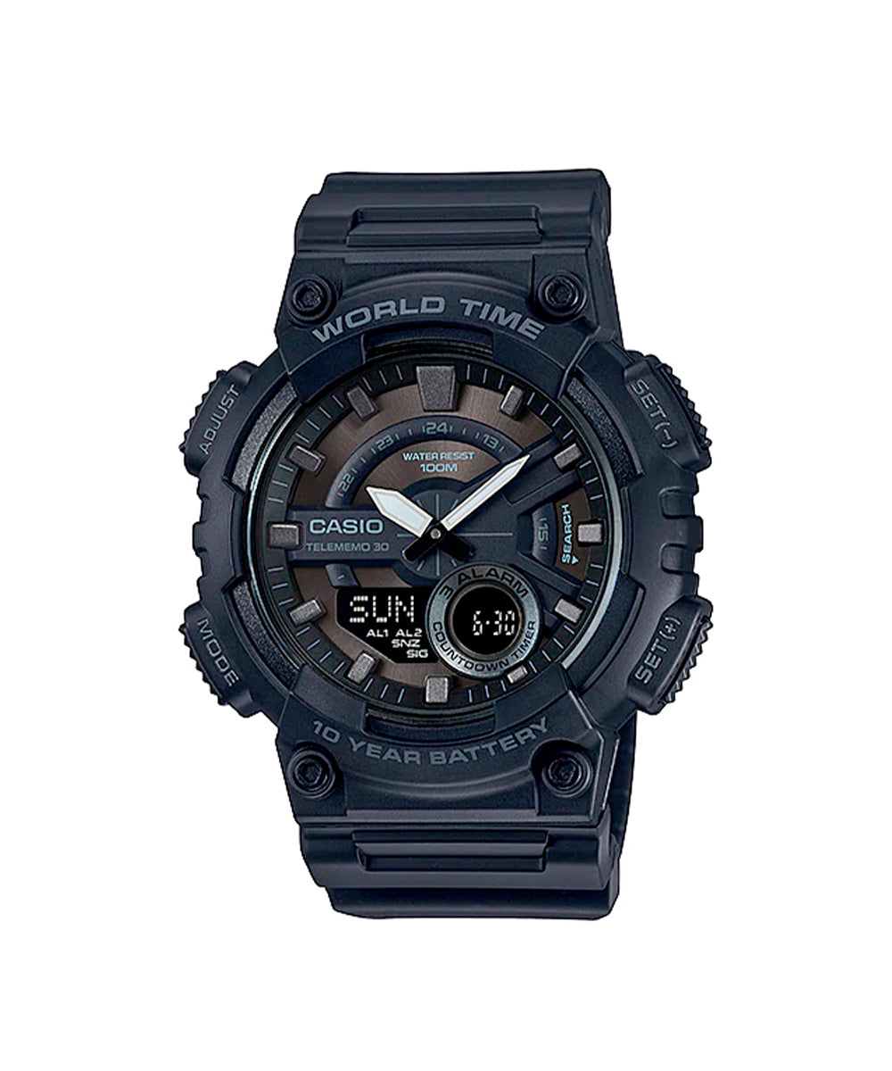 RELOJ PARA HOMBRE CASIO AEQ-110W-1BVDF -NEGRO