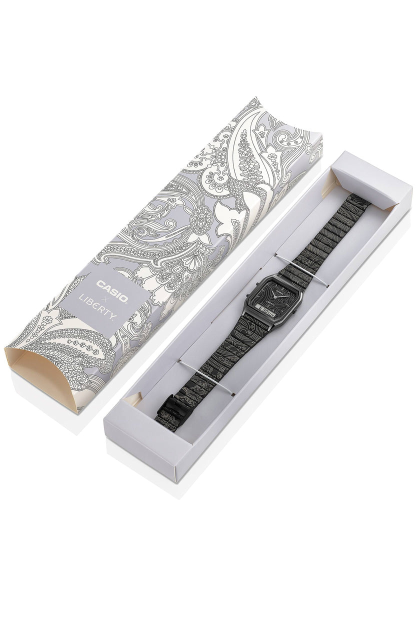 RELOJ CASIO VINTAGE AQ-230EBLT-1ADR - NEGRO
