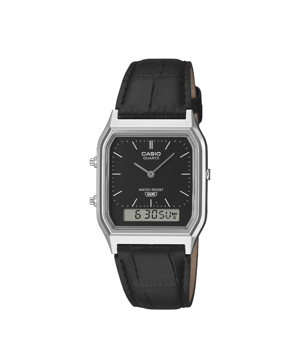 RELOJ CASIO VINTAGE AQ-230EL-1ADF - NEGRO