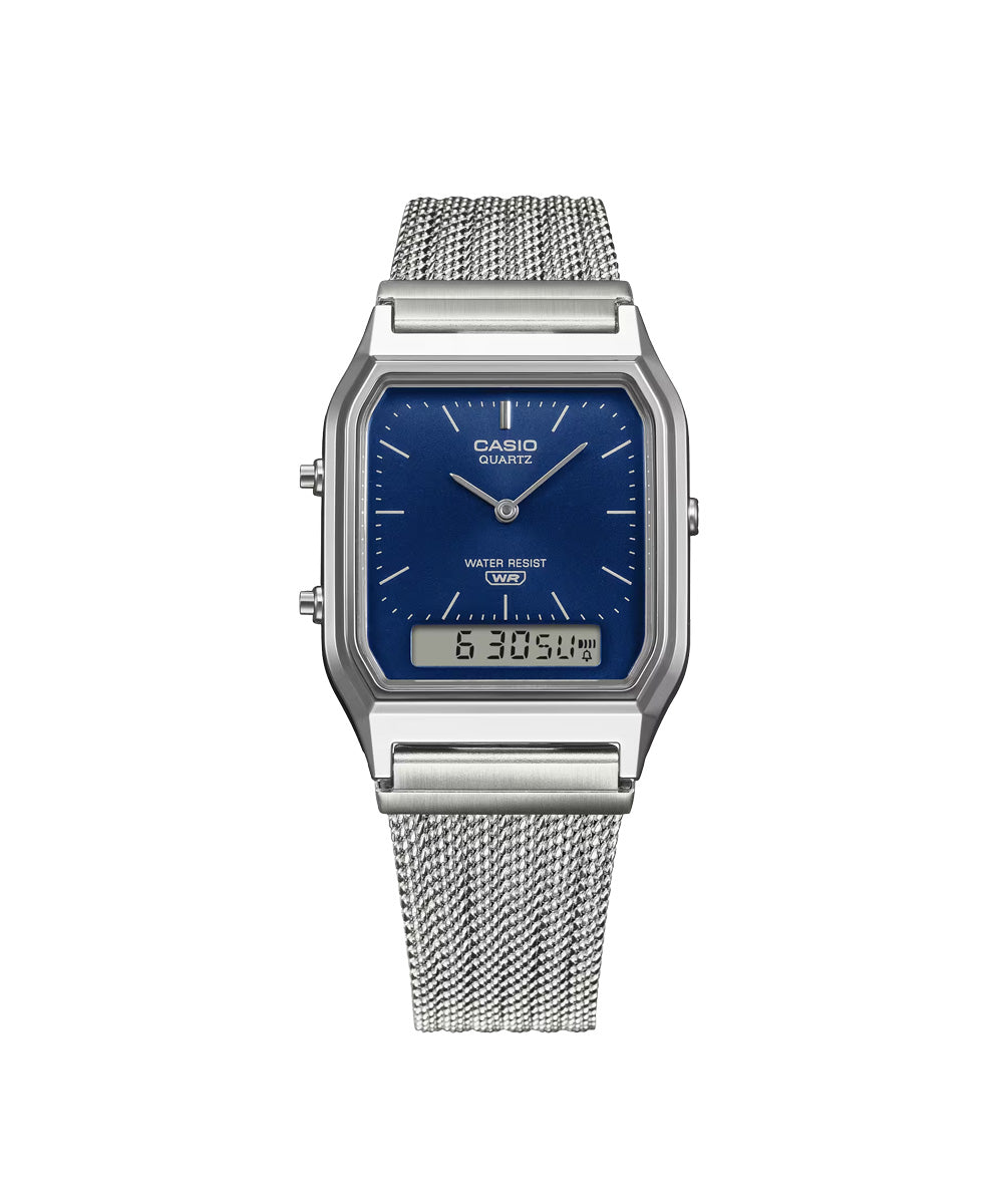 RELOJ CASIO VINTAGE AQ-230EM-2ADF - AZUL