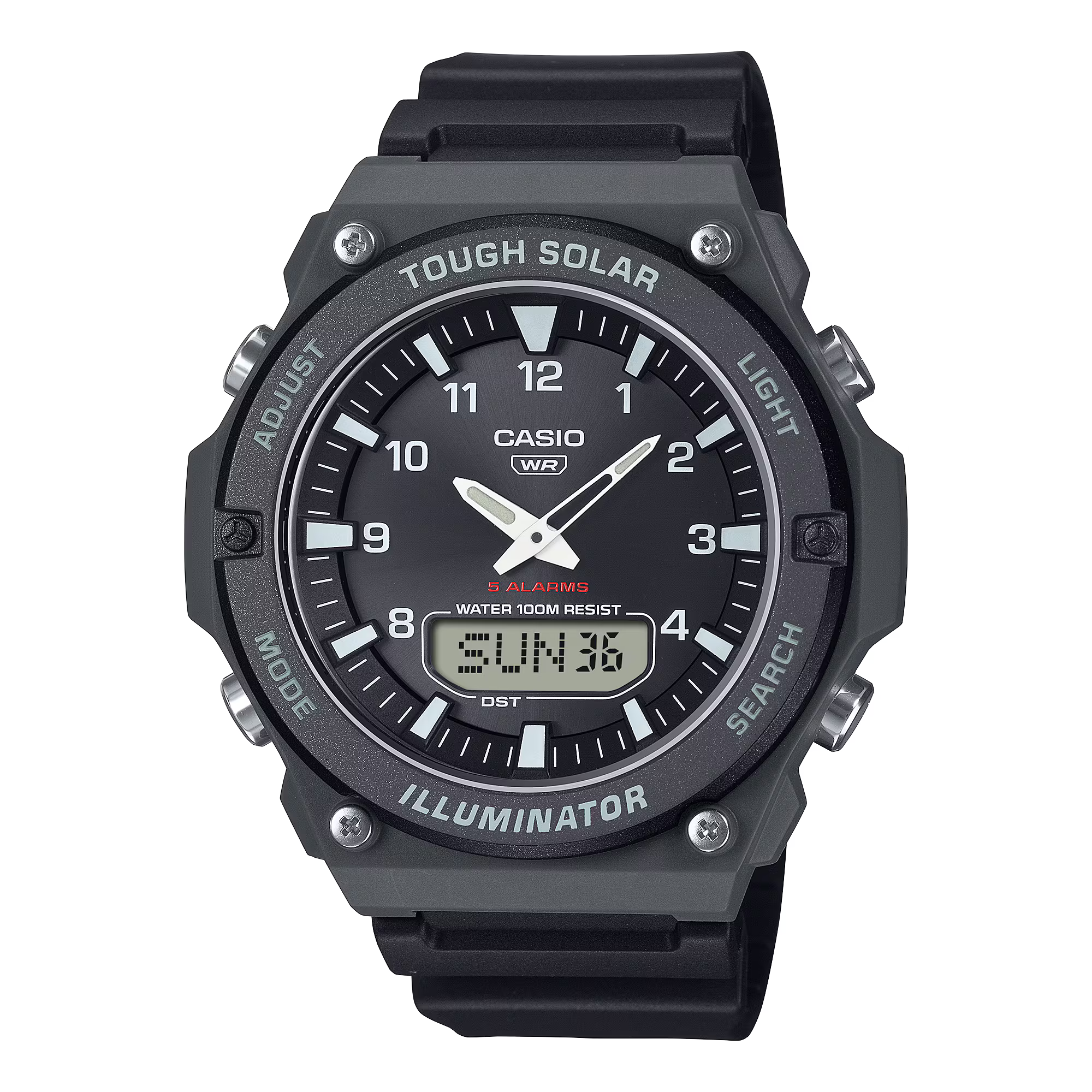 AQS-820W-1AVDF RELOJ PARA HOMBRE CASIO - NEGRO