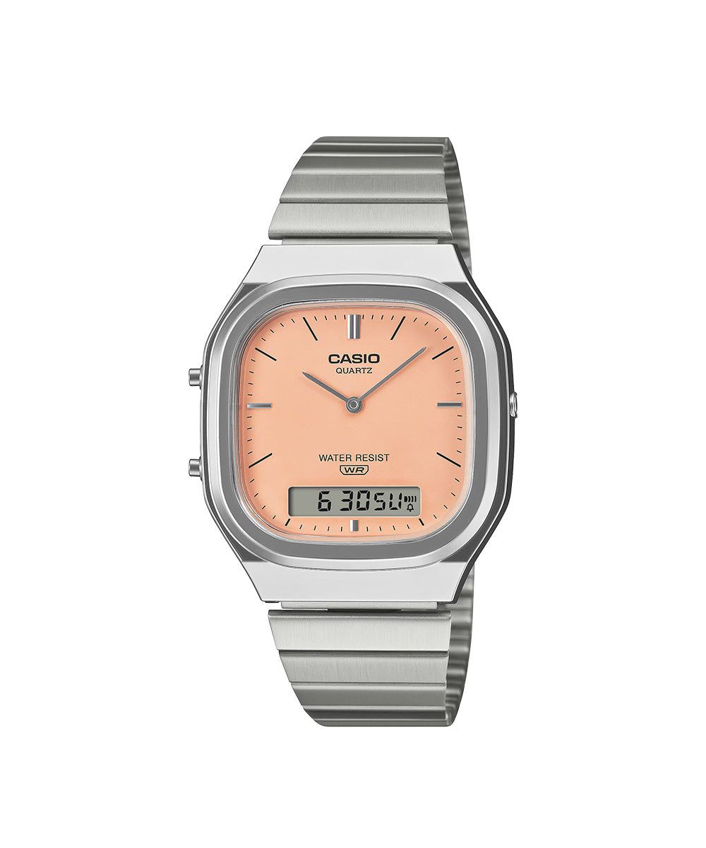 AQ-240E-4ADF RELOJ CASIO VINTAGE - ROSADO