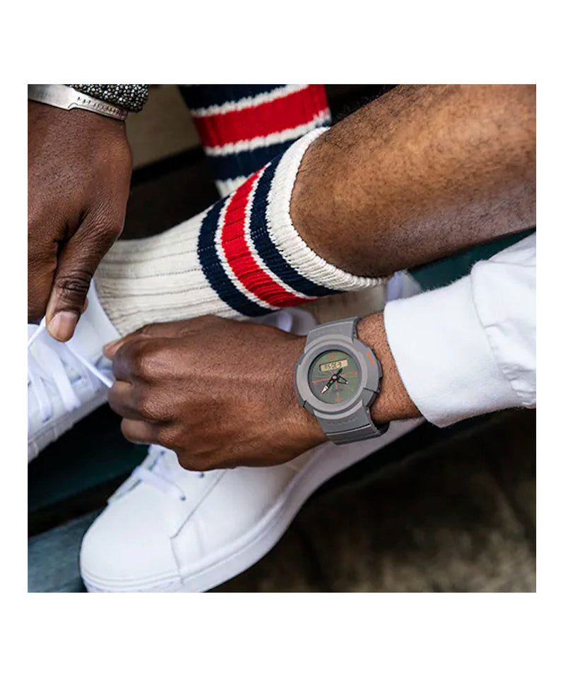 CASIO G-SHOCK AW-500MNT-8ADR – RELOJ ANÁLOGO DIGITAL PARA HOMBRE – GRIS