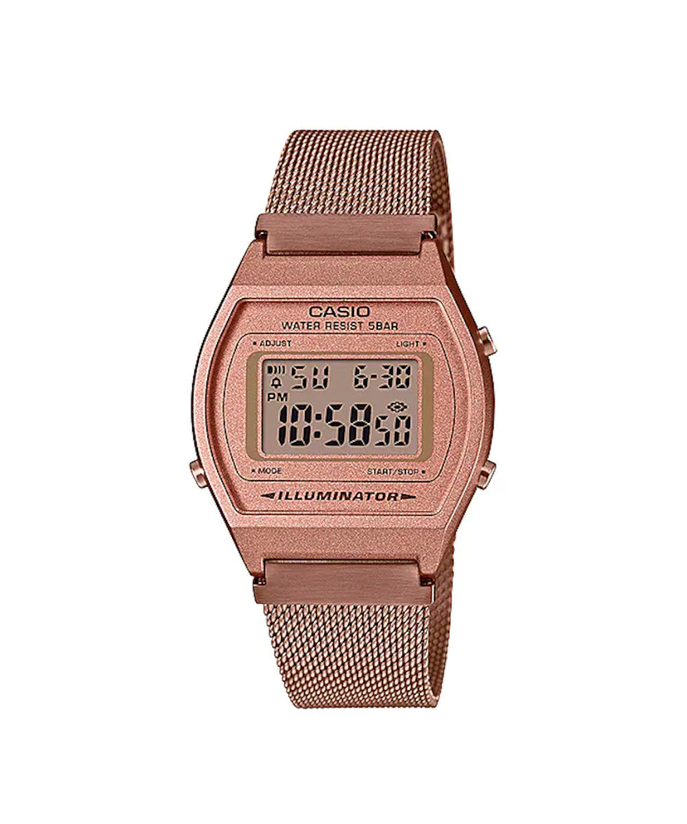 RELOJ CASIO VINTAGE B640WMR-5ADF -ROSADO