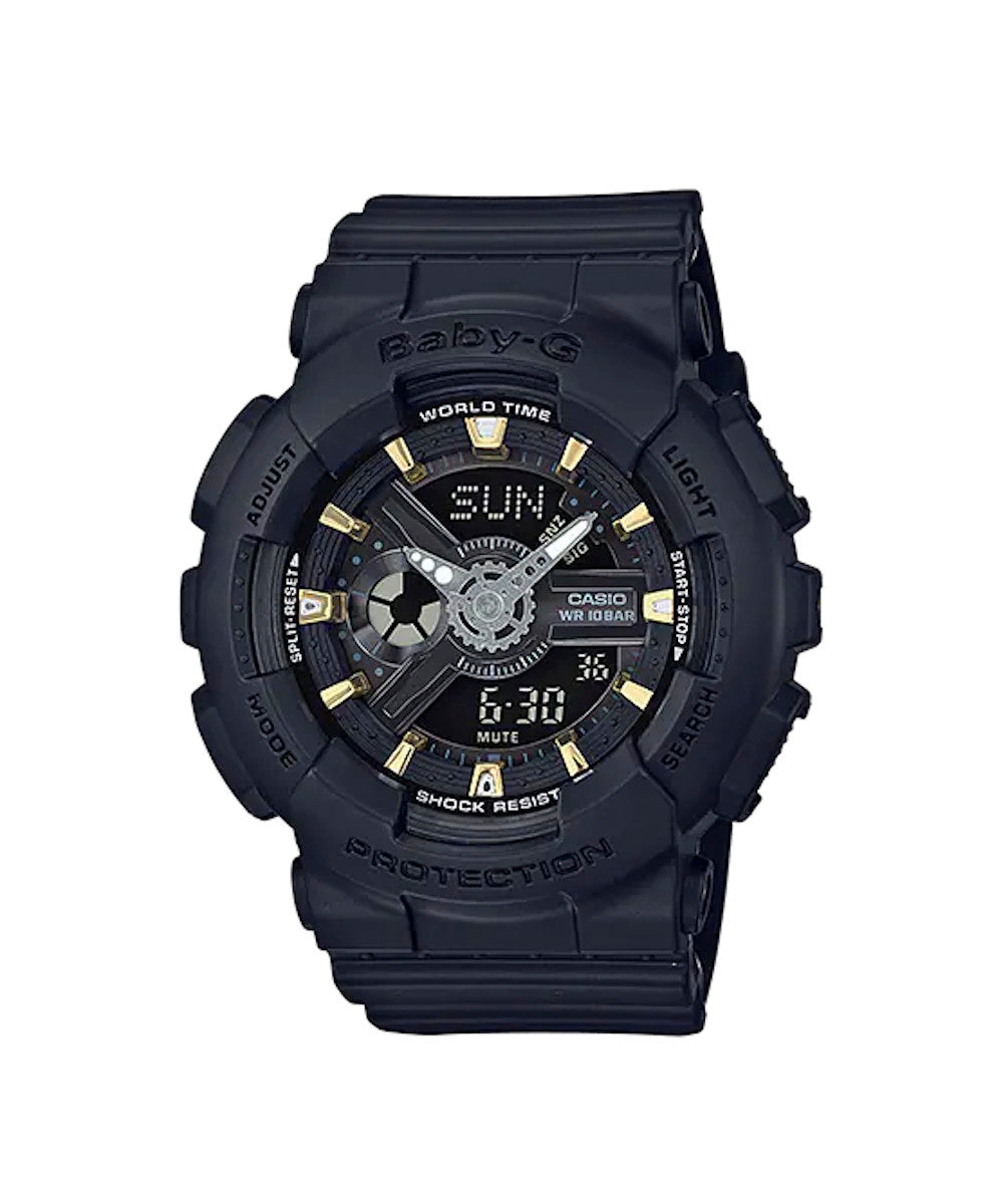 RELOJ PARA MUJER CASIO BABY-G BA-110GA-1ADR -NEGRO