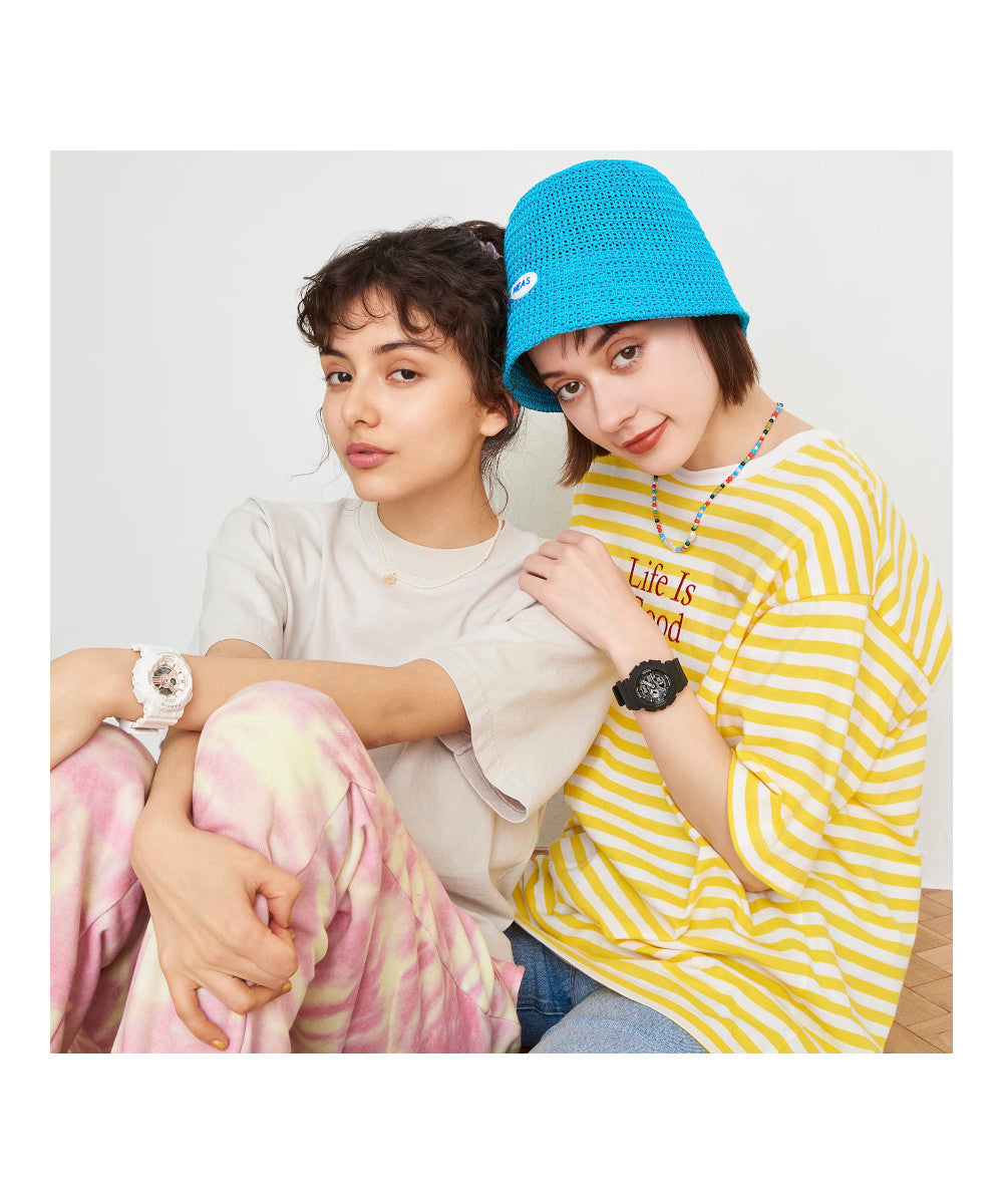 RELOJ PARA MUJER CASIO BABY-G BA-110XRG-7ADR -BLANCO