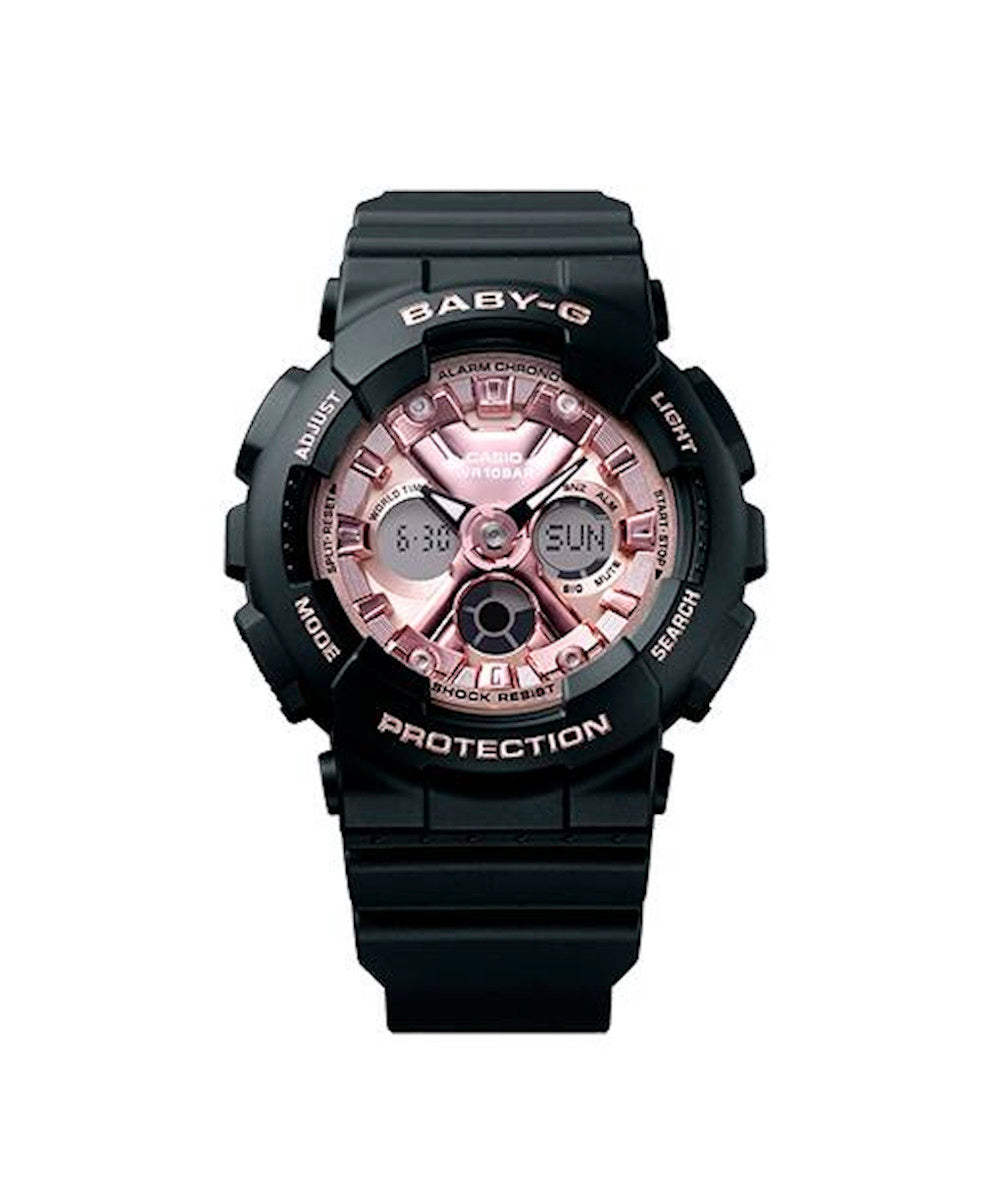 RELOJ PARA MUJER CASIO BABY-G BA-130-1A4DR -NEGRO