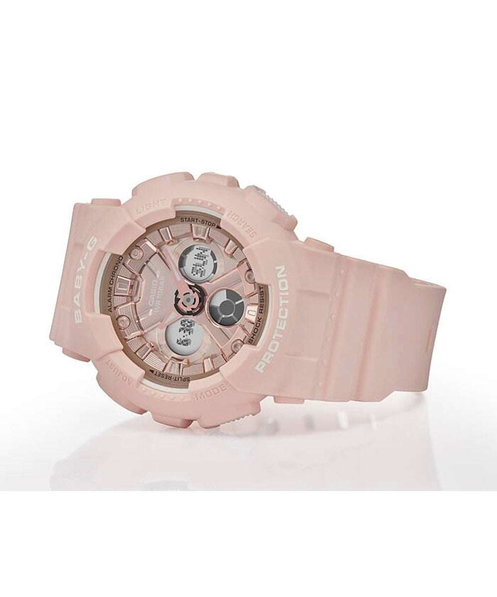 RELOJ PARA MUJER CASIO BABY-G BA-130-4ADR -ROSADO