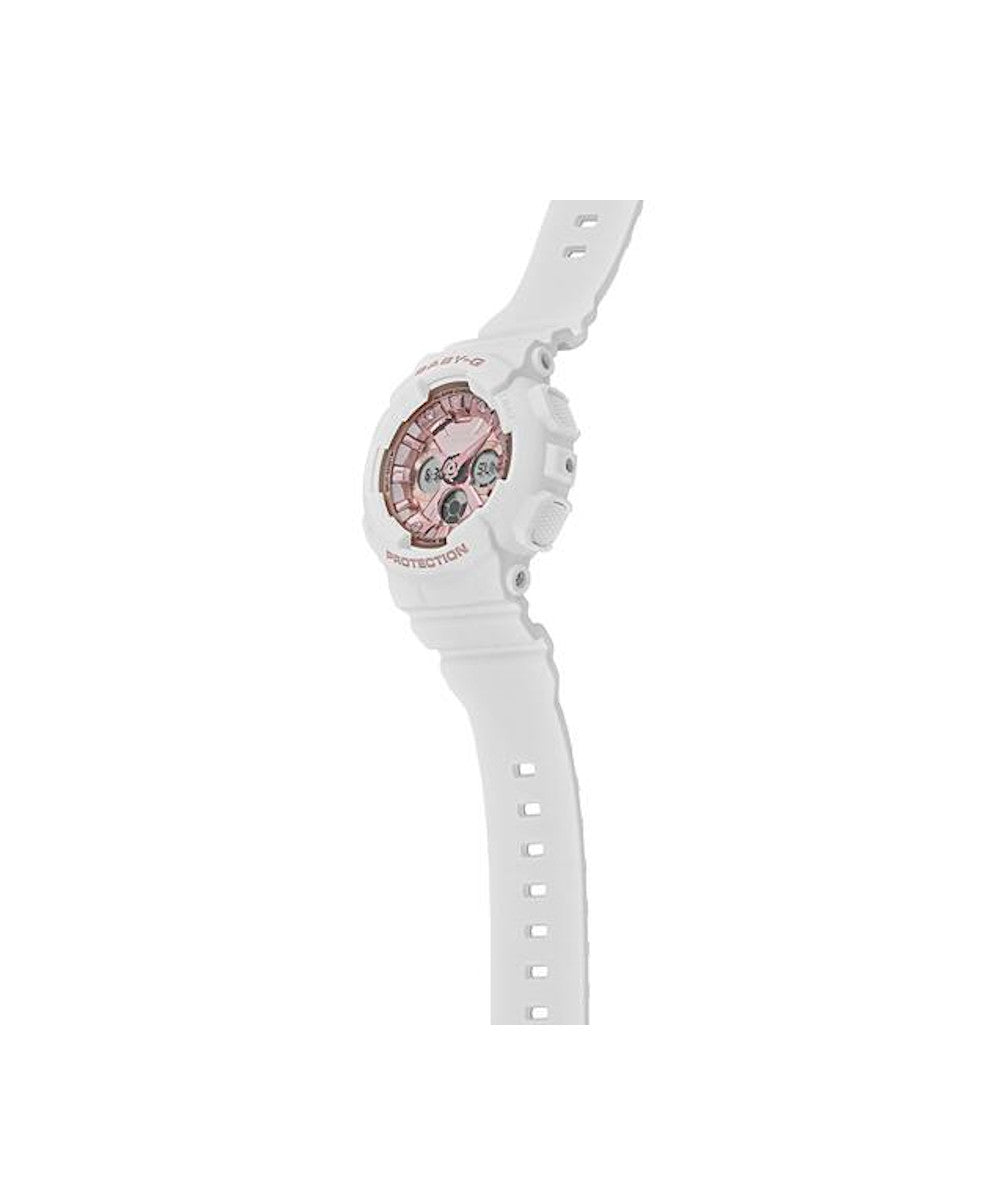 RELOJ PARA MUJER CASIO BABY-G BA-130-7A1DR -BLANCO