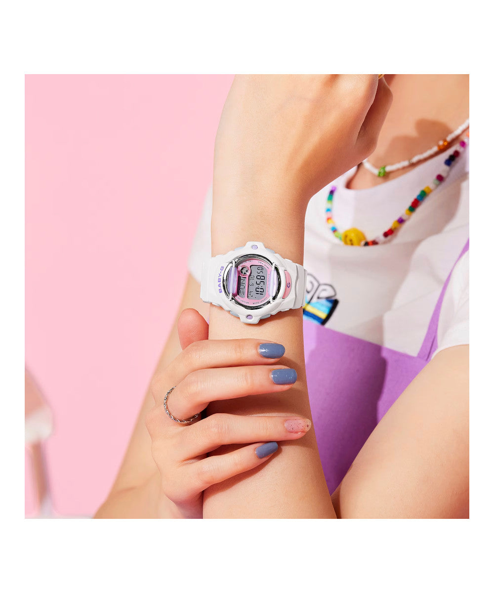 RELOJ PARA MUJER CASIO BABY-G BG-169PB-7DR -BLANCO