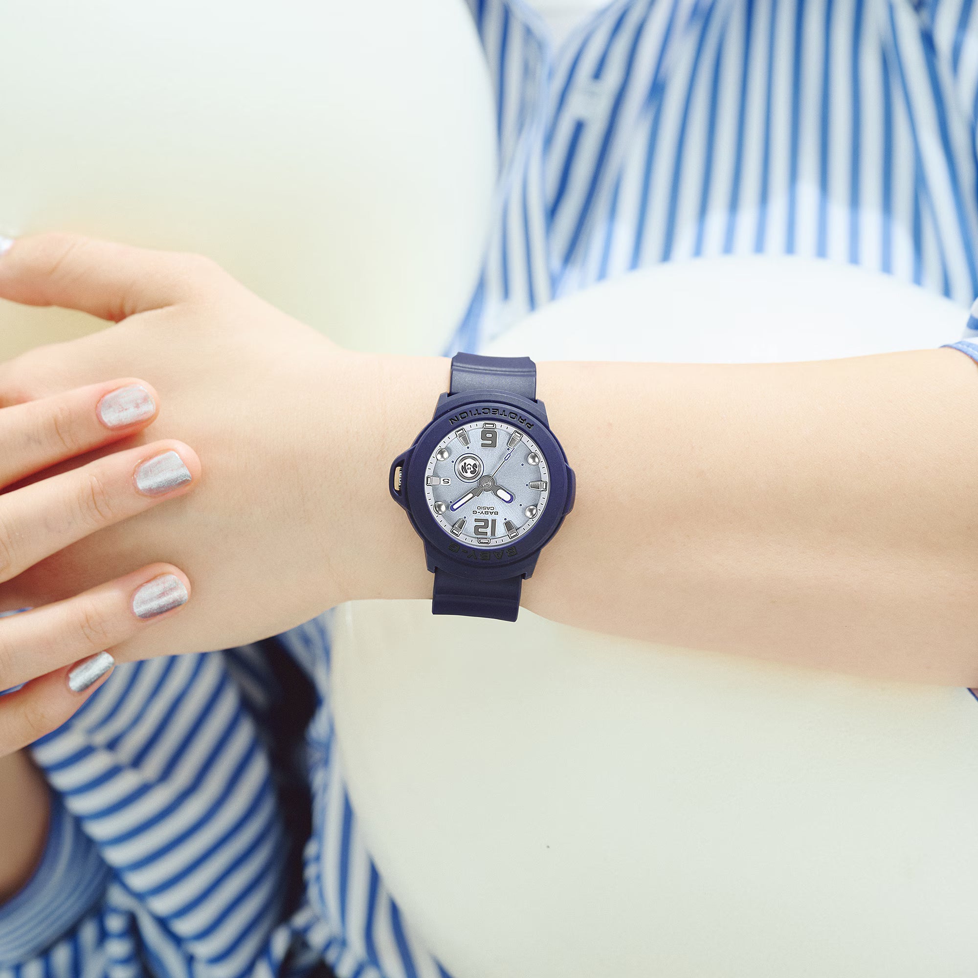 RELOJ PARA MUJER CASIO BABY-G BGA-15K-2ADR - AZUL