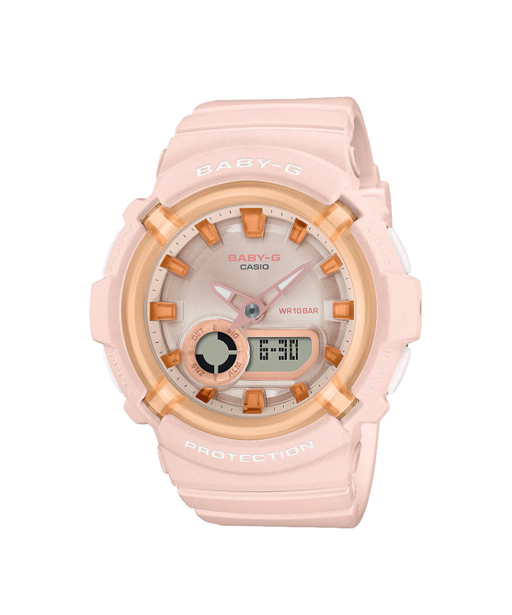 RELOJ PARA MUJER CASIO BABY-G BGA-280SW-4ADR -ROSADO