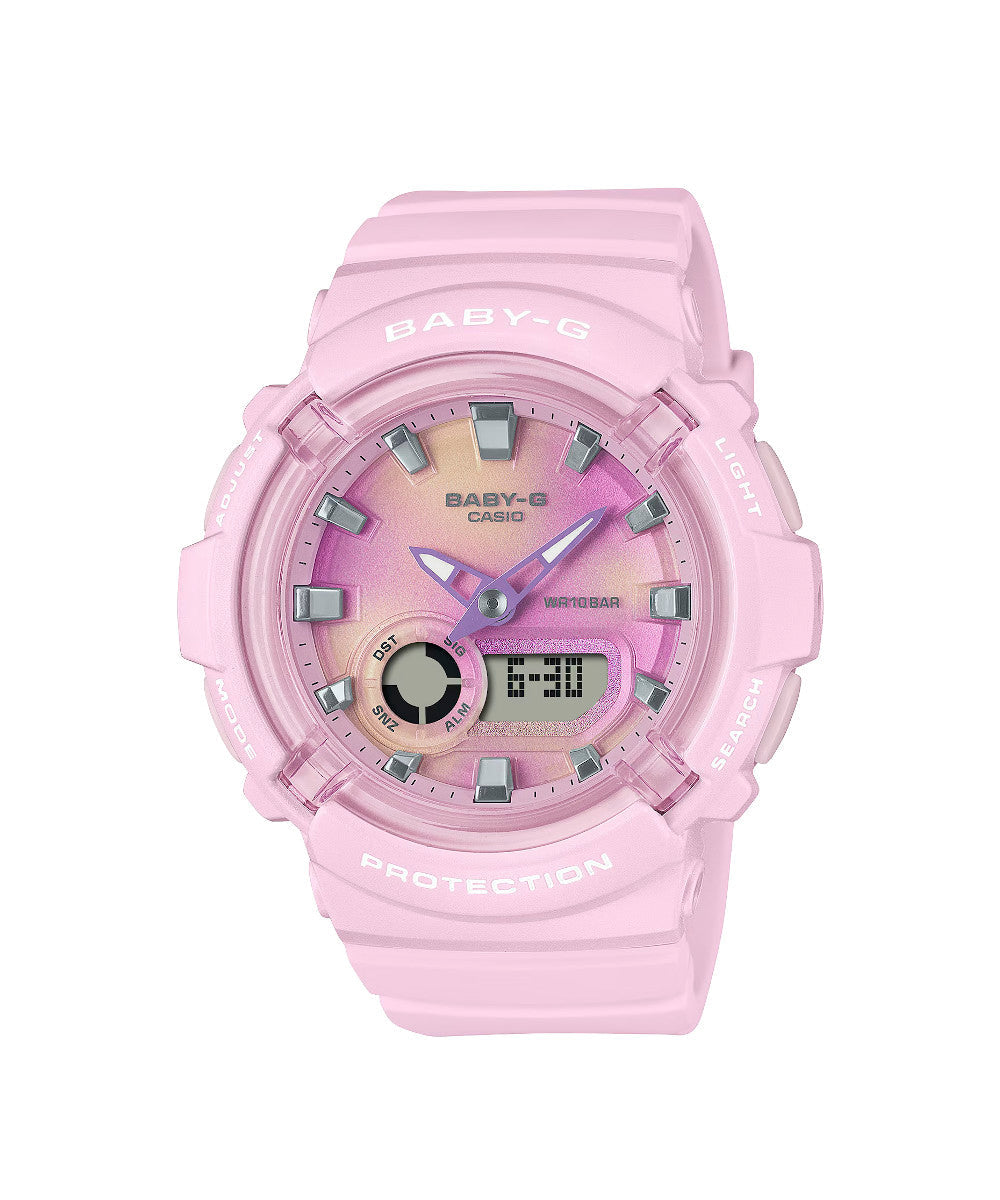 RELOJ PARA MUJER CASIO BABY-G BGA-280TD-4ADR -ROSADO