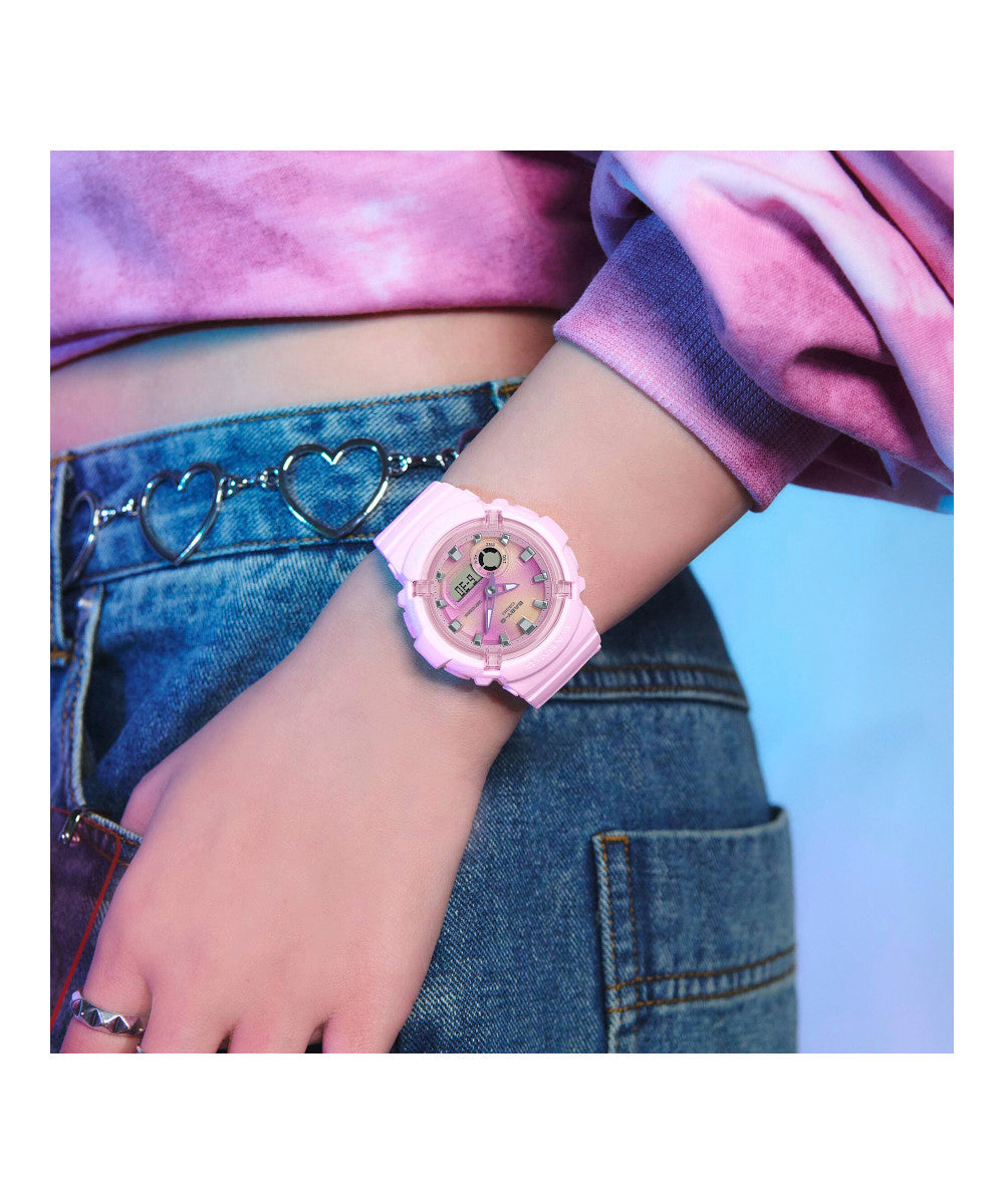 RELOJ PARA MUJER CASIO BABY-G BGA-280TD-4ADR -ROSADO