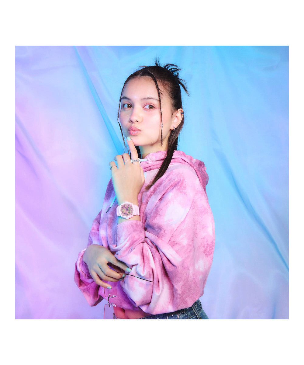 RELOJ PARA MUJER CASIO BABY-G BGA-280TD-4ADR -ROSADO