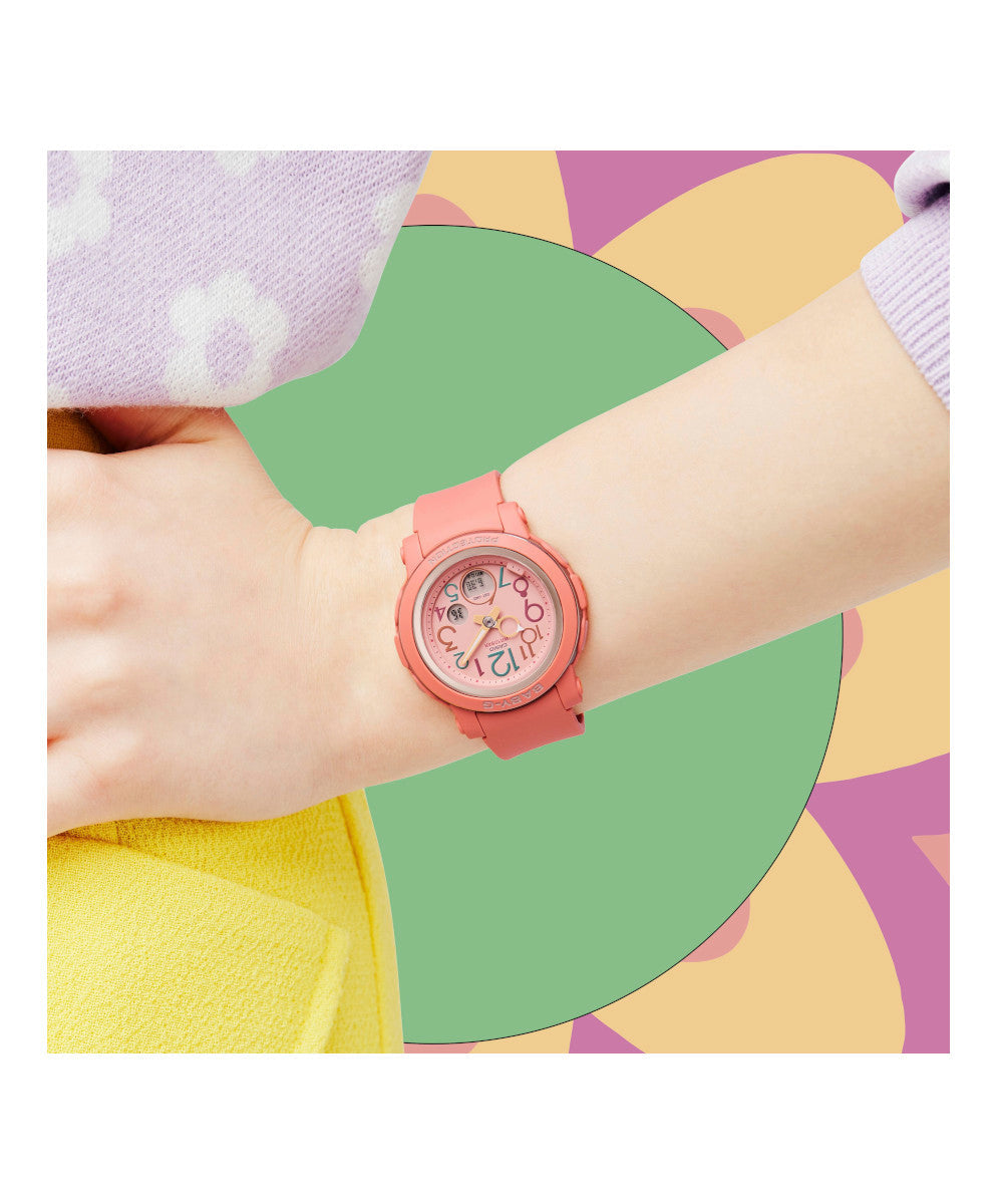 RELOJ PARA MUJER CASIO BABY-G BGA-290PA-4ADR -ROSADO
